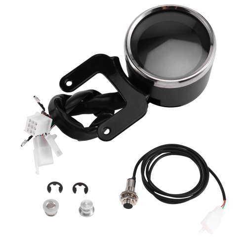 Universal 12V Motorcycle LCD Digital Odometer Speedometer 2