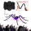Halloween Light Up Spider Decorations Hairy Decoration 2.9ft 3