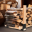 2pcs Adjustable Firewood Racks Duty Log Storage Solution Bracket 7
