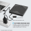 Externe CD DVD-drive USB 3.0 Type-C-branderlezer 8