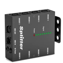 DMX512 Signaalversterker Splitter LED-verlichtingscontroller EU-stekker