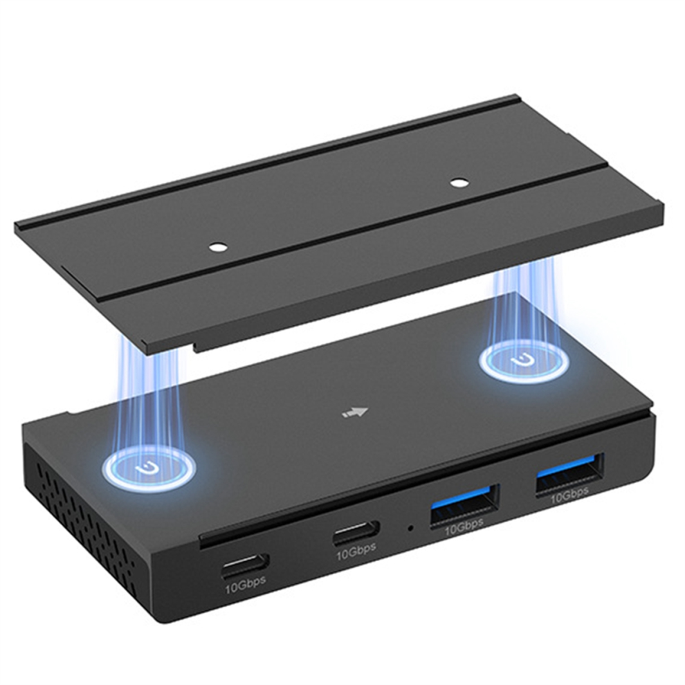 Magnetic Usb-C Hub, 4-Port Usb 3.2 Gen2 Splitter Data Transfer 4851330915436
