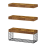 Bathroom Floating Shelves Wall-Shelf over Toilet Storage 1