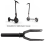 Aluminum Alloy Front Fork Replaced Part for M365 5