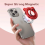 Magnetische telefoonhouder, draagbare vingerringstandaard, rood 4