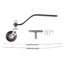 Achterlandingsgestelsteun + PU-wielbesturing voor 50CC benzinemotor