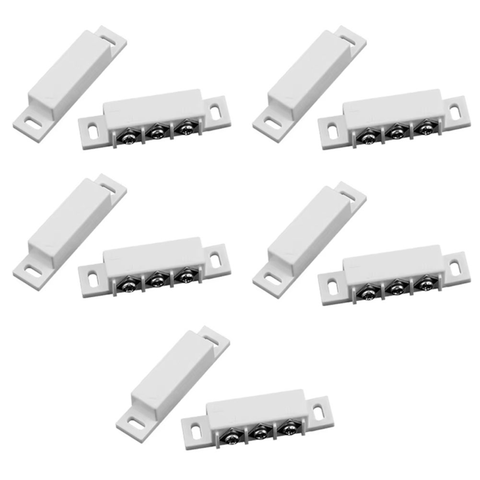10Pcs Magnetic Switch Door Window Security Alarm System B 4851330935618