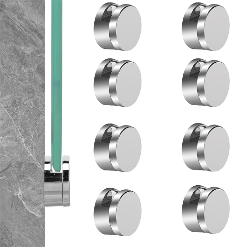 Frameless Mirror Mounting Hardware Kit Dual-Screw Fixing Glass 2