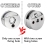 Frameless Mirror Mounting Hardware Kit Dual-Screw Fixing Glass 6