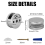 Frameless Mirror Mounting Hardware Kit Dual-Screw Fixing Glass 4