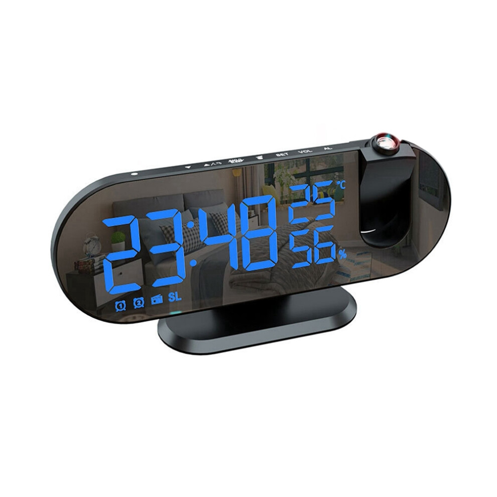 Photosensitive Electronic Clock Mirror Projection Alarm Tlily