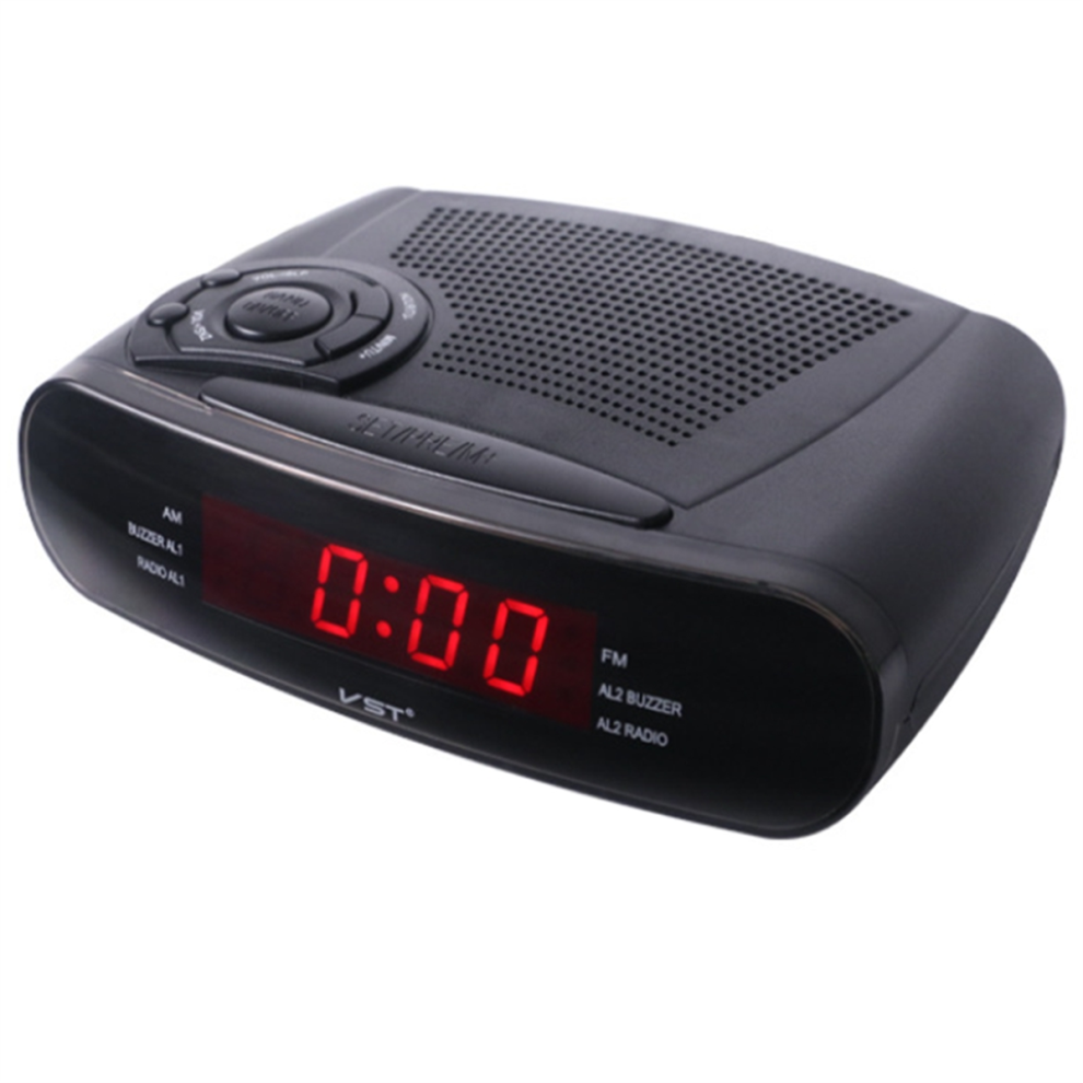Alarm Clock Radio With Am And Fm Channels Led Tlily