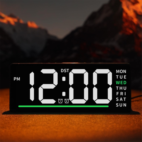 Loud Alarm Clock for Heavy Sleepers, LED Digital 2