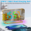 Projection Alarm Clock, Gold 5