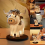 Cow Table Lamp Farmhouse Night Light, Bedside 4