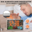 Tuya WiFi LED Clock Calendar Intelligent Thermometer Hygrometer 3