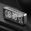 Dark Grey Smart Sound Alarm ClockWall Mounted Desk Clock 6