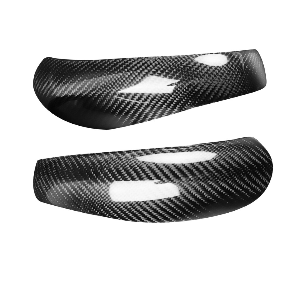 2Pcs Rearview Mirror Cover Add-On Carbon Fiber Cap Fit For- 4851516926485