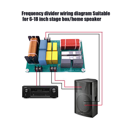 800W Tweeter Woofer Luidspreker 2-weg Crossover 2