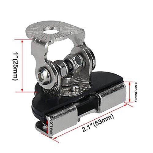 2Pcs Universal Mount Led Light Bar Mounting Brackets Pillar Holder 2