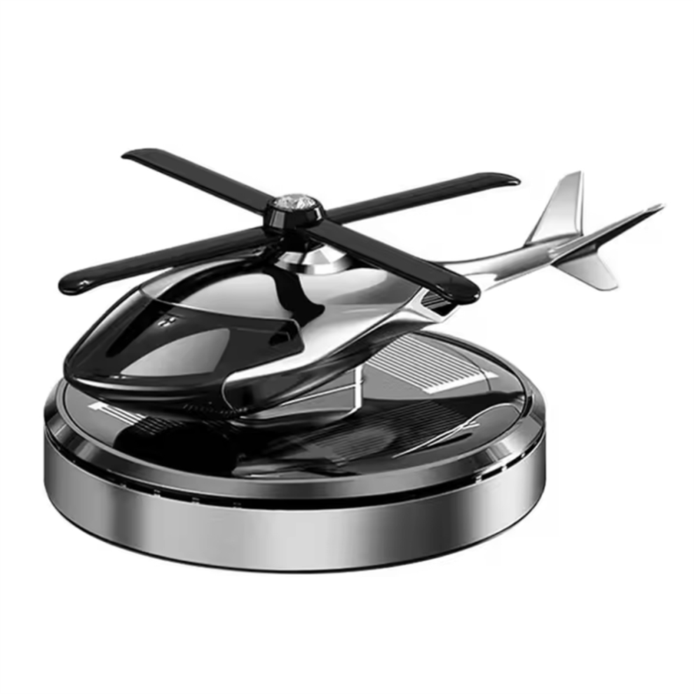 Car Air Freshener Solar Helicopter Decoration Auto Perfume Diffuser 4851516933346