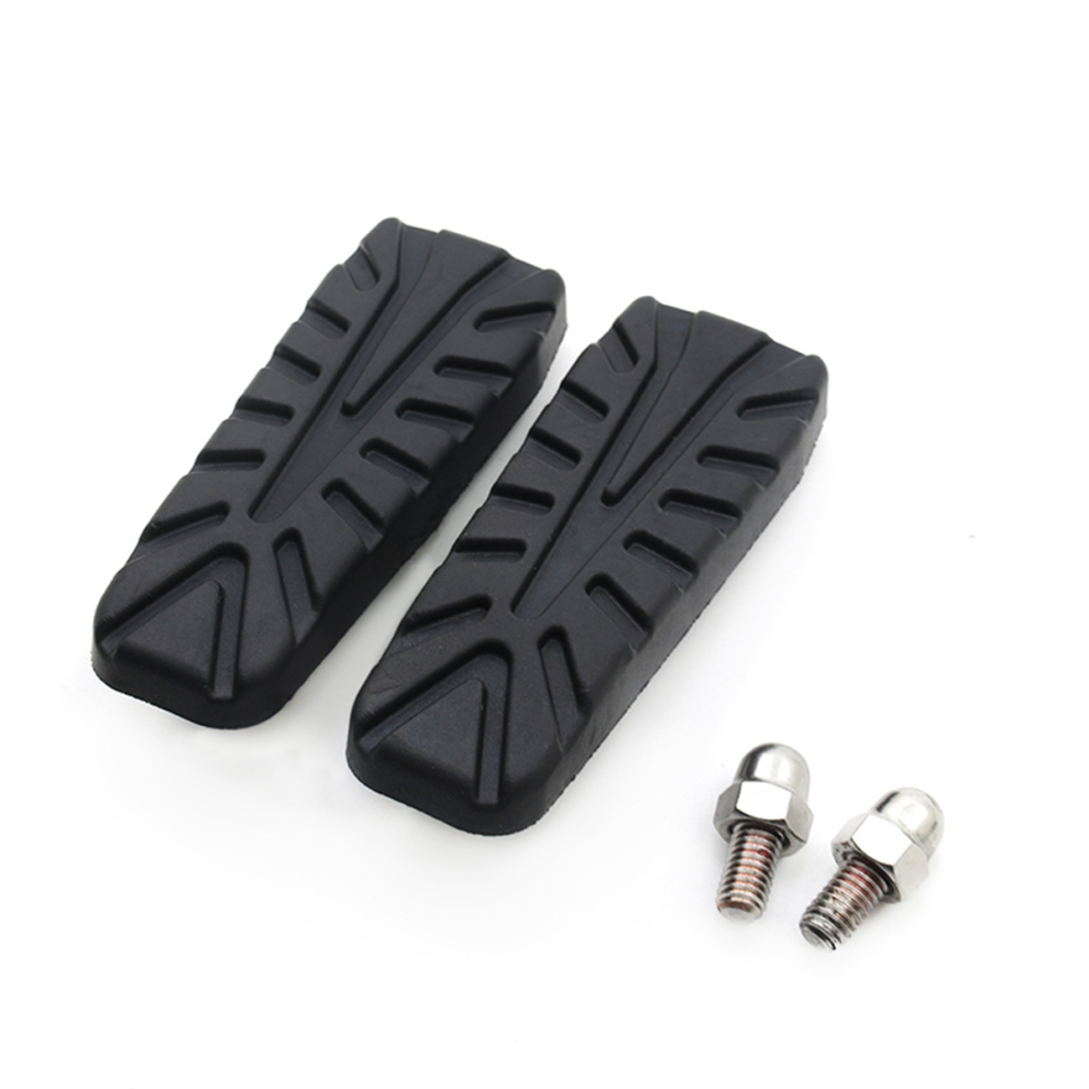 Front Rear Footrest Foot Peg Footpeg Plate Rubber Cover 4851516946957