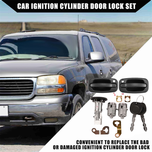 Ignition Switch Lock Cylinder Door Kit for 99-06 2