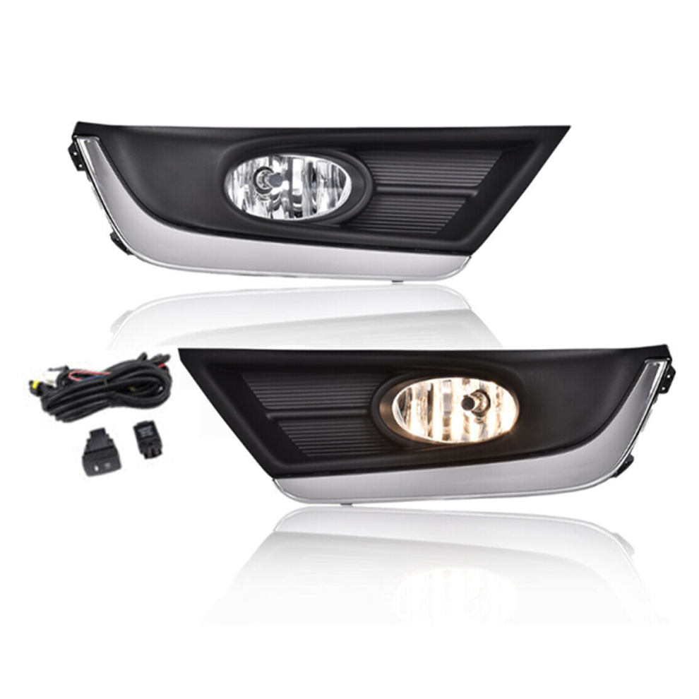 1Pair Front Halogen Fog Lights Trim Cover Driving Lamps For 4854112113709