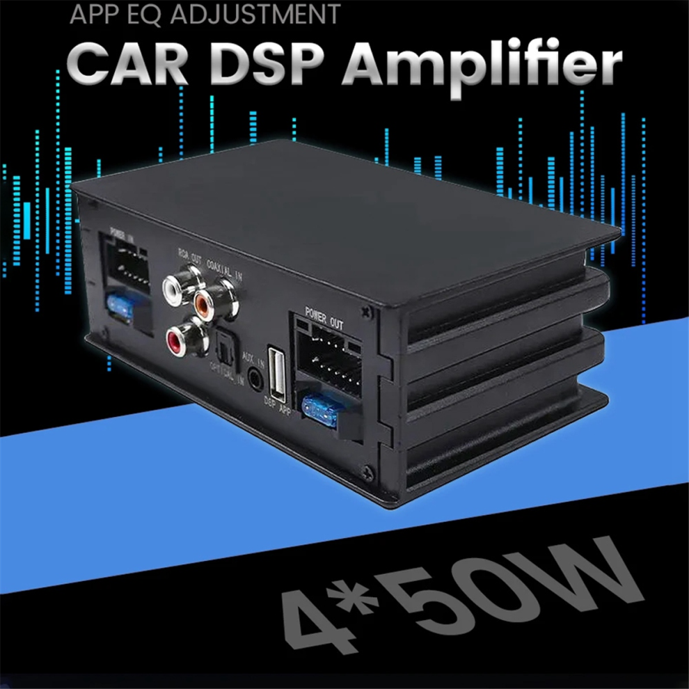 4x50W Car Amplifier Processor Plug and Play Audio Power Amp-image-OPC-PJTMQ78-NEW