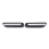 1Pair Engine Cover Flow Intake Hood Vent for 09-14 1
