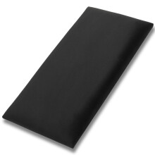 (Black (30x30), 4) NOVECRAFTO Velvet Padded Wall Panels with Adhesive - 3D Upholstered Wall Mounted Headboards for for Beds, Kids Room, Hallways