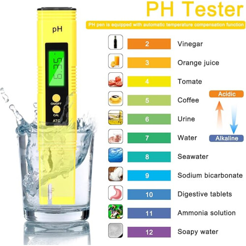PH Meter Set Professional PH Tester TDS/EC Test Pen and Soil Meter - Multifunctional Handheld Water Detection Device Kit 2
