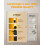 Lyridz Motion Sensor Lights Indoor With Up-and-down Glowing, Dimmable 8