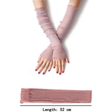 2 Pairs Women's Cooling Arm Sleeves, Lace Arm Warmer, Breathable Arm Protection, Anti UV Protection Sleeves, Non-Slip Arm Warmersblack