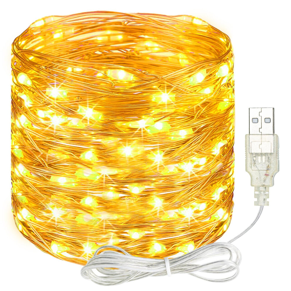 Litogo USB Fairy Lights, 15M 150LED USB String Light, Copper Wire-image-OPC-PJTMY27-NEW