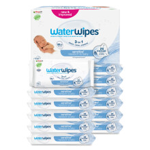 WaterWipes Sensitive+ Newborn & Baby Wipes, 720 Count (12 Pa