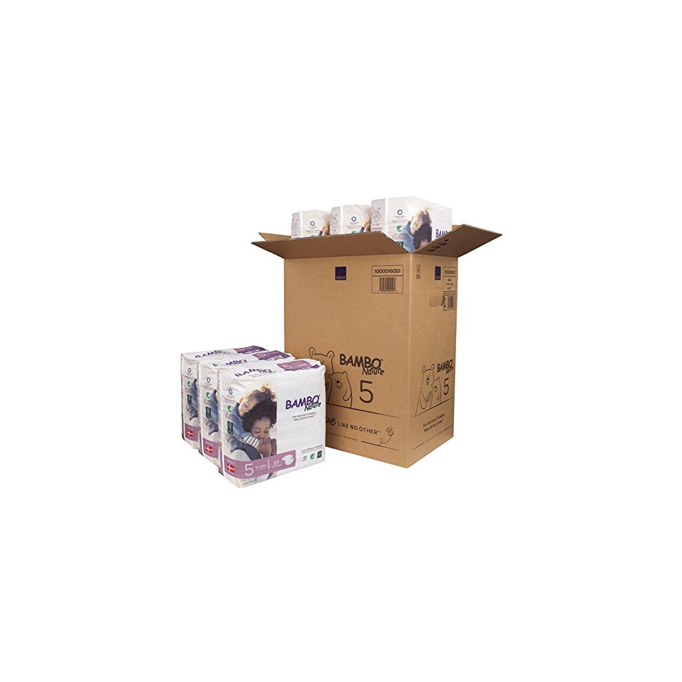 Eco Labelled Premium Baby Diapers For Sensitive Bambo Nature
