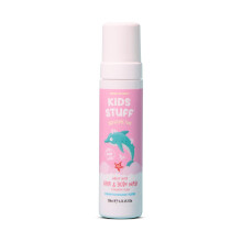 Kids Stuff Pink Wacky Whip Foaming Hair & Body Wash with Str