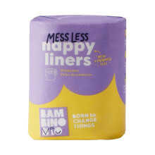 Bambino Mio, Supersoft Nappy Liners, Biodegradable, 100 Line