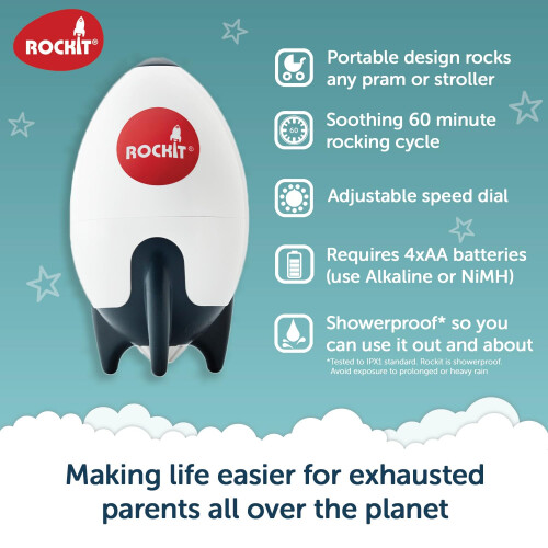 Rockit Portable Baby Rocker (AA Battery Version). Fits Any S 2