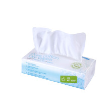 Ivyone Pure Cotton Dry Wipes, 200 Wipes, Biodegradable, Chemical-Free and Plastic-Free Wipes, for Baby Care, Nappy Liners, Makeup Removing, Patient C