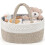 Maliton Nappy Caddy，Large Newborn Essentials Diaper Caddy，Co 1