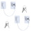 2 Pcs Window Locks, Punch-Free Window Restrictor Window Lock 1