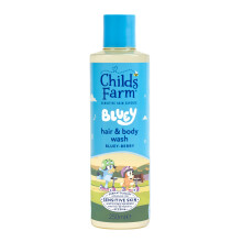 Childs Farm Kids Bluey Hair & Body Wash, Bluey-Berry | Tear-