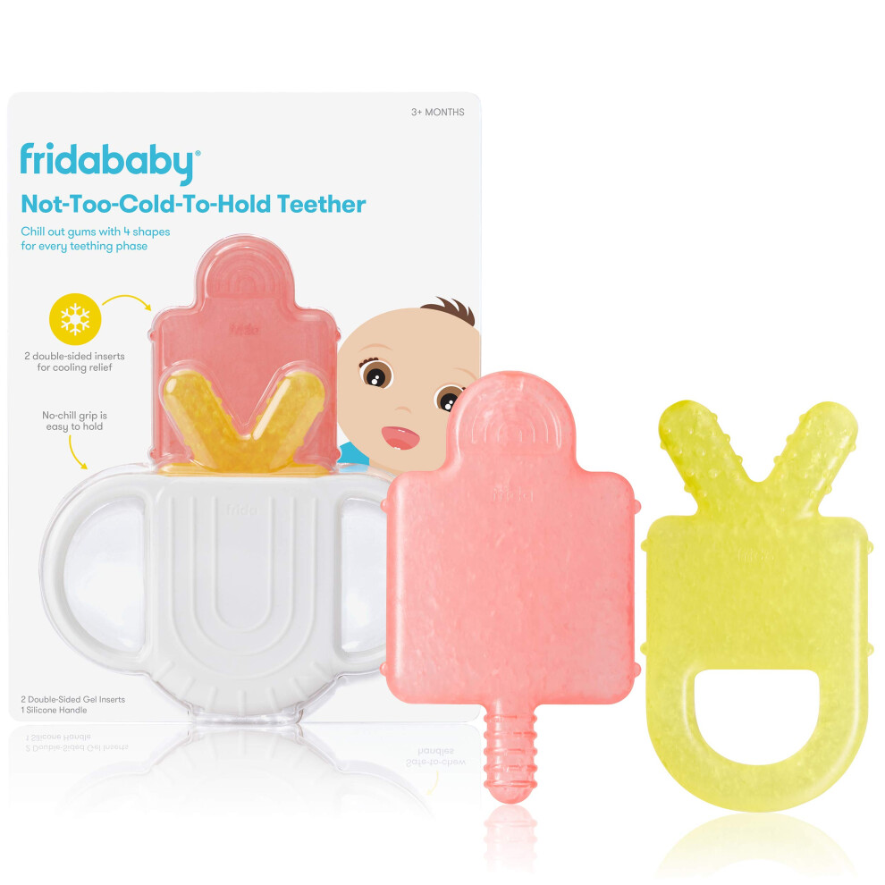Teething Relief Not-Too-Cold-To-Hold Baby Teether Frida Baby