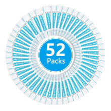 URAQT Sinus Rinse Refill, 52 Packets Neti Pot Salt, Individu