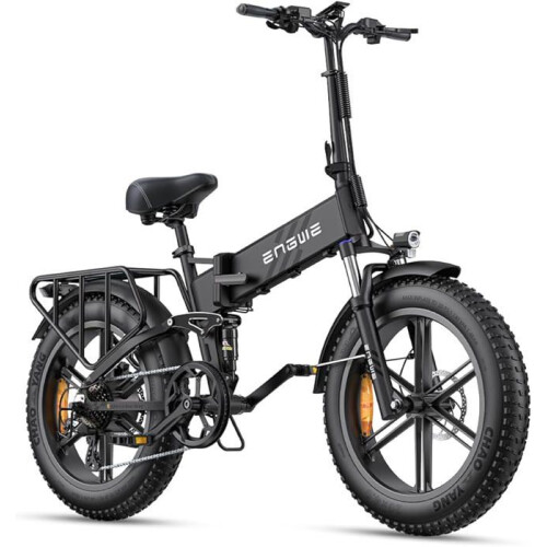 ENGWE Motor ENGWE E-Bike PRO 2.0 preto Alto desempenho 20 polegadas, 52V 16Ah, 49-110 km