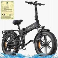 ENGINE PRO 2.0 elektrische fiets 32KM-H 52V 16AH 1200W frame 20'' aluminium wiel 20" zwart