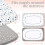 Next to Me Crib Sheets - 3pc Crib Fitted Sheet Set - 2 Fitte 4