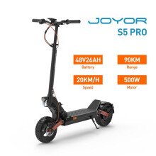 Trottinette sähköinen Joyor S5 Pro 10'' - Akku 26Ah - Moottori 500W - Nopeus 20km/h - Toimintamatka 70-90km